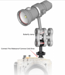 large Z05 BALL MOUNT ADAPTER DIVEPRO 1